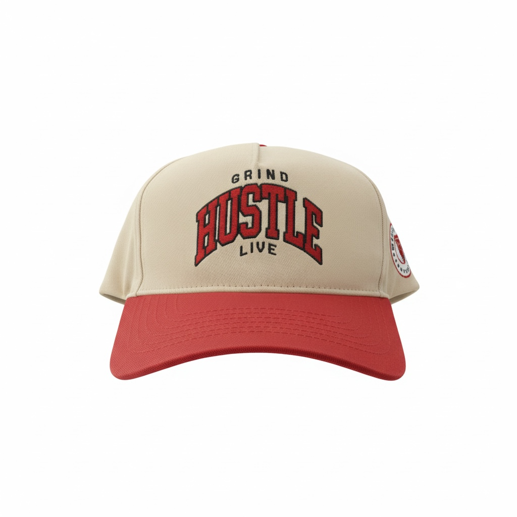 TAN/RED SNAP BACK