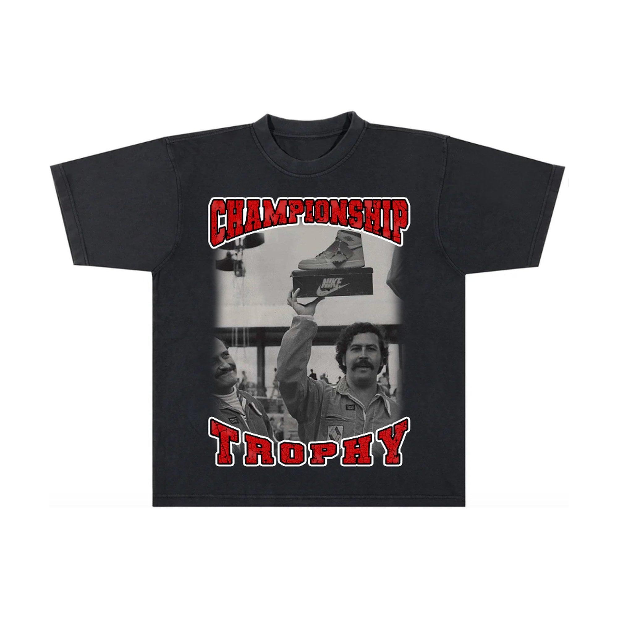 Pablo Escobar Short Sleeve T-Shirt — premium heavyweight streetwear t-shirt by GHL, front view