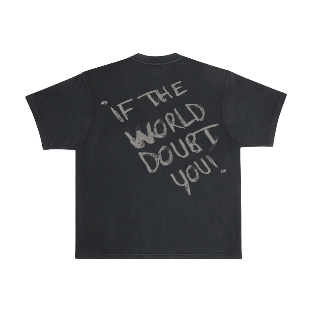 Tupac Short Sleeve T-Shirt — premium heavyweight streetwear t-shirt by GHL, back view