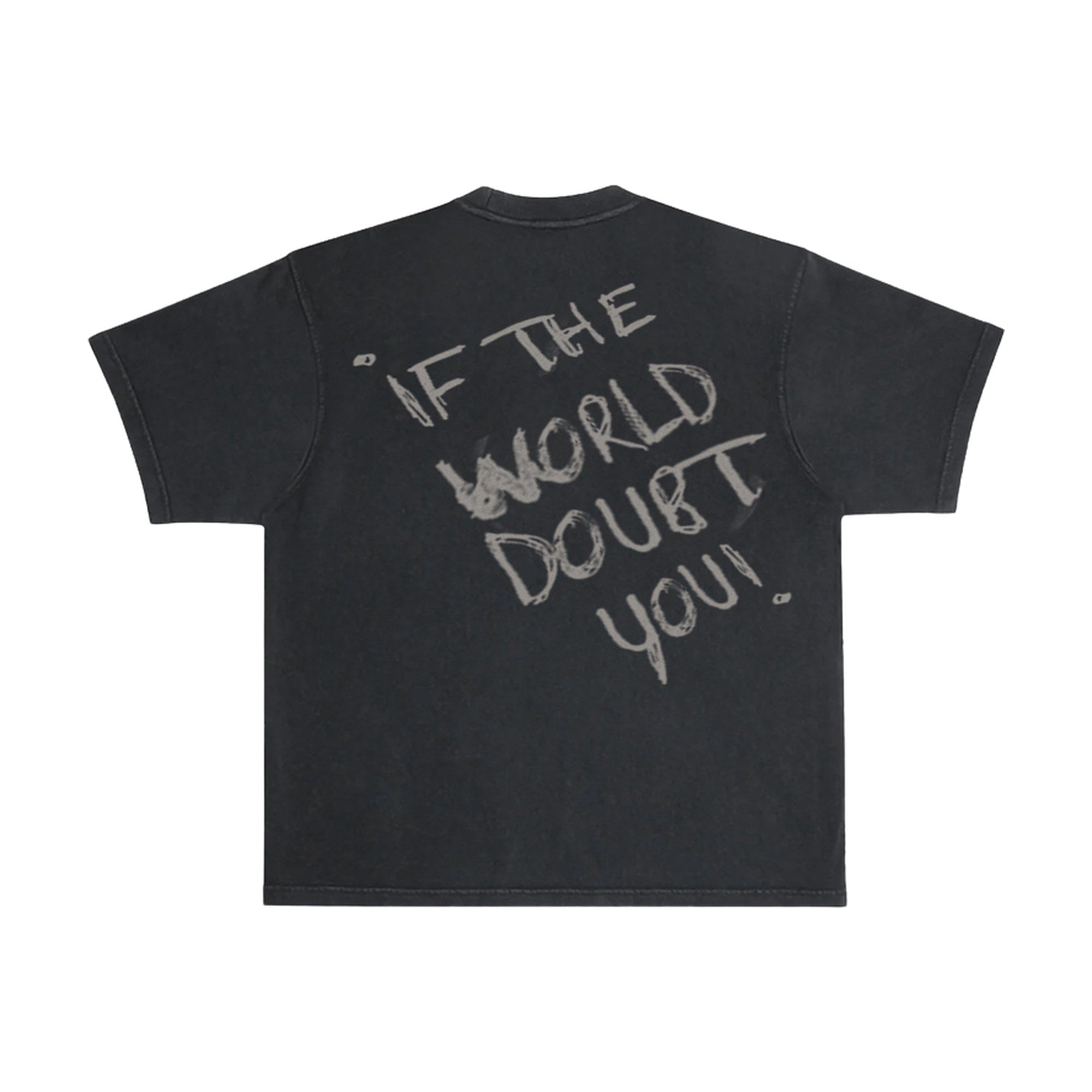 Tupac Short Sleeve T-Shirt — premium heavyweight streetwear t-shirt by GHL, back view