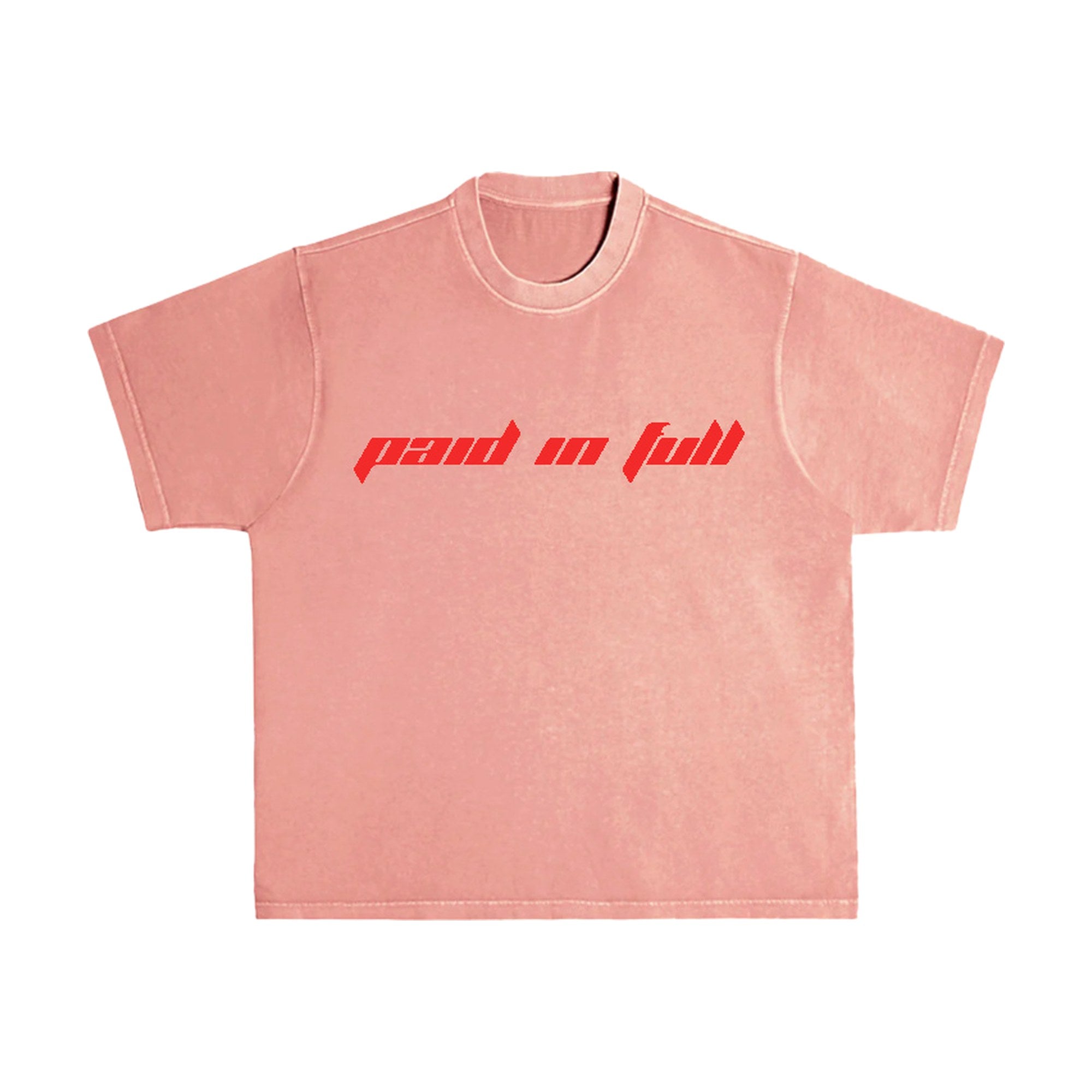Paid In Full Short Sleeve Shirt — premium heavyweight streetwear t-shirt by GHL, front view